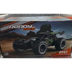 LOHEER Ready Go Race RC Car 1/18 Scale 2WD Buggy Monster Truck‎ Green Black